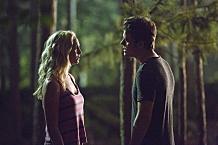 The Vampire Diaries -- "Welcome to Paradise" -- Image Number: VD603b_0101.jpg -- Pictured (L-R): Candice Accola as Caroline and Paul Wesley as Stefan -- Photo: Bob Mahoney/The CW -- Ã?Â© 2014 The CW Network, LLC. All rights reserved.