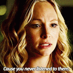 The Vampire Diaries "Yellow Ledbetter" Steroline GIF from SterolineForver c