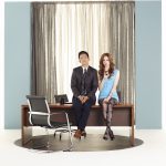 SELFIE. - ABC's "Selfie" stars John Cho as Henry and Karen Gillan as Eliza. (ABC/Bob D'Amico)