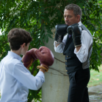 GOTHAM: Alfred (Sean Pertwee, R) gives Bruce (David Mazouz, L) a lesson in fighting in the "Harvey Dent" episode of GOTHAM airing Monday, Nov. 17 (8:00-9:00 PM ET/PT) on FOX. ©2014 Fox Broadcasting Co. Cr: Jessica Miglio/FOX
