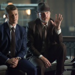 GOTHAM: Detectives James Gordon (Ben McKenzie, L) and Harvey Bullock (Donal Logue, R) learn information about a case in the "Harvey Dent" episode of GOTHAM airing Monday, Nov. 17 (8:00-9:00 PM ET/PT) on FOX. ©2014 Fox Broadcasting Co. Cr: Jessica Miglio/FOX