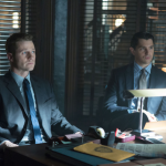 GOTHAM: Detective James Gordon (Ben McKenzie, L) and Harvey Dent (guest star Nicholas D'Agosto, R) are reprimanded by the Mayor in the "Lovecraft" episode of GOTHAM airing Monday, Nov. 24 (8:00-9:00 PM ET/PT) on FOX. ©2014 Fox Broadcasting Co. Cr: Jessica Miglio/FOX