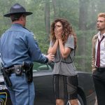 CONSTANTINE -- "Danse Vaudou" Episode 106 -- Pictured: (l-r) Angelica Celaya as Zed, Matt Ryan as John Constantine -- (Photo by: Tina Rowden/NBC)