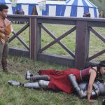 GALAVANT - "Galavant" will premiere on SUNDAY, JANUARY 4 (8:00-9:00 p.m., ET) with two 30 minute episodes, back-to-back on the ABC Television Network. "Joust Friends" (8:30-9:00 p.m. ET) - Galavant enters a jousting tournament against a boastful rival, Sir Jean Hamm (guest star John Stamos), to test his return to heroic form (and win some much-needed traveling money and a really nice rooster). But it quickly becomes clear that Galavant is a long shot to win. Meanwhile, King Richard asks Gareth to help him become a bit more macho so that Madalena won't despise him quite so much. (ABC/Nick Ray) LUKE YOUNGBLOOD, KAREN DAVID, JOSHUA SASSE