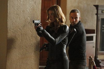 MARVEL'S AGENTS OF S.H.I.E.L.D. - "What They Become" - Coulson and Whitehall's forces meet in an explosive confrontation that dramatically alters everyone's fates. Meanwhile, Skye discovers shocking secrets about her past, on the Winter finale of "Marvel's Agents of S.H.I.E.L.D.," TUESDAY, DECEMBER 9 (9:00-10:00 p.m., ET) on the ABC Television Network. (ABC/Kelsey McNeal) ADRIANNE PALICKI, NICK BLOOD