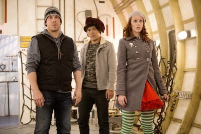 DESCRIPTION The Librarians, Episode 107 "And Santa's Midnight Run" SHOW The Librarians EPISODE # 107 EPISODE TITLE 107 PHOTOGRAPHER SCOTT PATRICK GREEN PERSONALITIES CHRISTIAN KANE, LINDY BOOTH, JOHN KIM