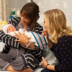 PARKS AND RECREATION -- "Galentine's Day" Episode 617 -- Pictured: (l-r) Rashida Jones as Ann Perkins, Amy Poehler as Leslie Knope -- (Photo by: Colleen Hayes/NBC)