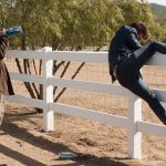 PARKS AND RECREATION -- "Flu Season 2" Episode 619 -- Pictured: (l-r) Nick Offerman as Ron Swanson, Adam Scott as Ben Wyatt -- (Photo by: Colleen Hayes/NBC)