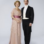 PETER PAN LIVE! -- Season: 2014 -- Pictured: (l-r) Kelli O'Hara as Mrs. Darling, Christian Borle as Mr. Darling -- (Photo by: Patrick Randak/NBC)