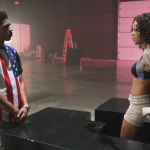 EMPIRE: Hakeem (Bryshere Gray, L) is smitten with Tiana (guest star Serayah McNeill, R) in the "Outspoken King" episode of EMPIRE airing Monday, Jan. 14 (9:00-10:00 PM ET/PT) on FOX. ©2014 Fox Broadcasting Co. CR: Chuck Hodes/FOX