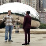 PARKS AND RECREATION -- "Ron and Jammy" Episode 702 -- Pictured: (l-r) Chris Pratt as Andy Dwyer, Aziz Ansari as Tom Haverford -- (Photo by: Elizabeth Morris/NBC)
