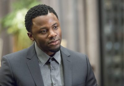 EMPIRE: Derek Luke guest-stars as Malcolm Devoe, head of Empire security, in the "Out Damned Spot" episode of EMPIRE airing Wednesday, Feb. 11 (9:01-10:00 PM ET/PT) on FOX. ©2015 Fox Broadcasting Co. CR: Chuck Hodes/FOX