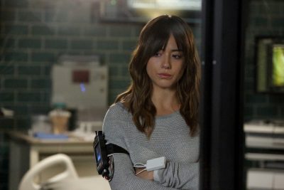 MARVEL'S AGENTS OF S.H.I.E.L.D. - "Aftershocks" - In the midseason premiere, "Aftershocks," Coulson's team must deal with the consequences of their war with Hydra as shocking revelations threaten to tear them apart, and Hydra makes a dangerous move that may involve a traitor in S.H.I.E.L.D.'s midst. "Marvel's Agents of S.H.I.E.L.D." returns for a dynamic, action-packed second half of season two, TUESDAY, MARCH 3 (9:00-10:00 p.m., ET) on the ABC Television Network. (ABC/Kelsey McNeal) CHLOE BENNET