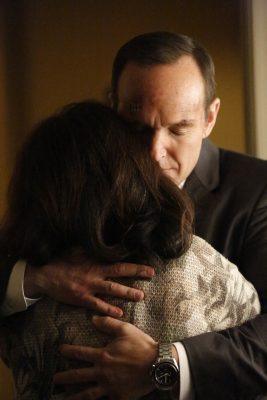 MARVEL'S AGENTS OF S.H.I.E.L.D. - "Aftershocks" - In the midseason premiere, "Aftershocks," Coulson's team must deal with the consequences of their war with Hydra as shocking revelations threaten to tear them apart, and Hydra makes a dangerous move that may involve a traitor in S.H.I.E.L.D.'s midst. "Marvel's Agents of S.H.I.E.L.D." returns for a dynamic, action-packed second half of season two, TUESDAY, MARCH 3 (9:00-10:00 p.m., ET) on the ABC Television Network. (ABC/Kelsey McNeal) DONZALEIGH ABERNATHY, CLARK GREGG