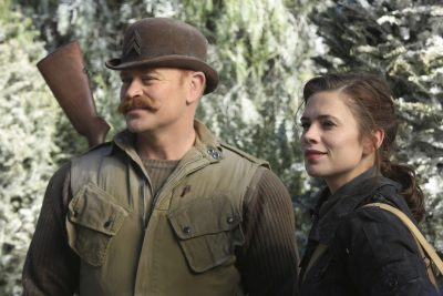 MARVEL'S AGENT CARTER - "The Iron Ceiling" - Peggy is finally trusted with a mission and calls upon her trusted Howling Commandos squad for backup. But her cover could be at risk when SSR Chief Dooley also sends Agent Thompson with her, on "Marvel's Agent Carter," TUESDAY, FEBRUARY 3 (9:00-10:00 p.m., ET) on the ABC Television Network. (ABC/Matt Kennedy) NEAL MCDONOUGH, HAYLEY ATWELL