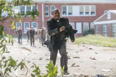 Seth Gilliam as Father Gabriel - The Walking Dead _ Season 5, Episode 8 - Photo Credit: Gene Page/AMC