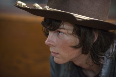 Chandler Riggs as Carl Grimes - The Walking Dead _ Season 5, Episode 8 - Photo Credit: Gene Page/AMC