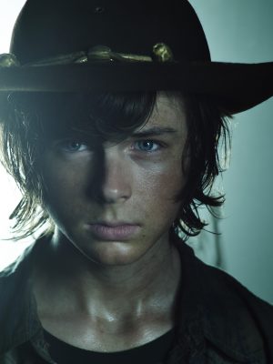 Chandler Riggs as Carl Grimes - The Walking Dead _ Season 5B, Gallery - Photo Credit: Frank Ockenfels 3/AMC