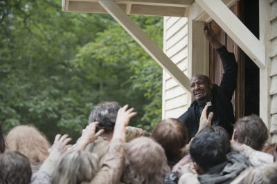 Seth Gilliam as Father Gabriel - The Walking Dead _ Season 5, Episode 8 - Photo Credit: Gene Page/AMC
