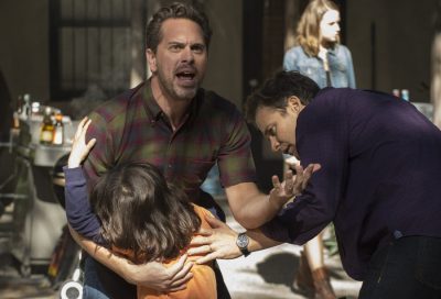 THE SLAP -- "Hector" Episode 101 -- Pictured: (l-r) Thomas Sadoski as Gary, Peter Sarsgaard as Hector -- (Photo by: Virginia Sherwood/NBC)