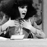 SNL 40TH ANNIVERSARY SPECIAL -- Season 4, Episode 6 -- Pictured: Gilda Radner as Roseanne Roseannadanna during "Weekend Update" on November 18, 1978 -- (Photo by: Al Levine/NBC)