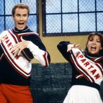 SNL 40TH ANNIVERSARY SPECIAL -- Season 23, Episode 2 -- Pictured: (l-r) Will Ferrell as Craig Buchanan, Cheri Oteri as Arianna during the 'Practice' skit on October 4, 1997 -- (Photo by: Mary Ellen Matthews/NBC)