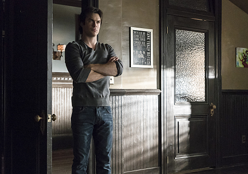 The Vampire Diaries -- "A Bird in a Gilded Cage" -- Image Number: VD617a_0042.jpg -- Pictured: Ian Somerhalder as Damon -- Photo: Tina Rowden/The CW -- Ã?Â© 2015 The CW Network, LLC. All rights reserved.
