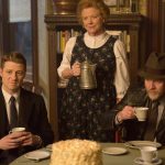 GOTHAM: Gordon (Ben McKenzie, L) and Bullock (Donal Logue, R) follow a lead to a farmhouse in the country in the "Everyone Has A Cobblepot" episode of GOTHAM airing Monday, March 2 (8:00-9:00 PM ET/PT) on FOX. Also pictured: guest star Becky Ann Baker, C. ©2015 Fox Broadcasting Co. Cr: Jessica Miglio/FOX