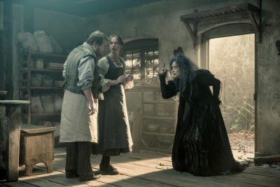 ?Into the Woods? is a humorous and heartfelt musical that follows classic fairy tales?all tied together by an original story involving a baker and his wife (James Corden & Emily Blunt), their wish to begin a family and their interaction with the witch (Meryl Streep) who has put a curse on them. In theaters nationwide Dec. 25, 2014. Photo by: Peter Mountain. ? 2014 Disney Enterprises, Inc. All Rights Reserved..