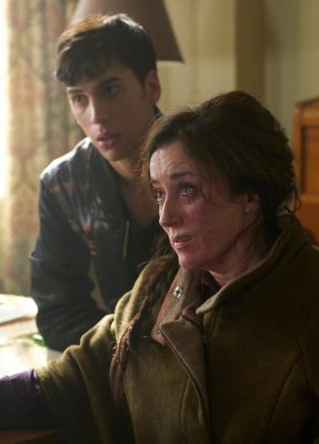 Orphan Black, Season 3, Episode 1, Felix (Jordan Gavaris) and Mrs. S (Maria Doyle Kennedy). Photo Credit: © Steve Wilkie for BBC AMERICA