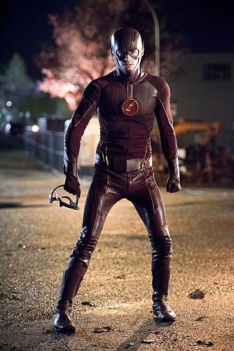 The Flash -- "Fast Enough" -- Image FLA123C_0587b -- Pictured: Grant Gustin as The Flash -- Photo: Dean Buscher/The CW -- Ã?Â© 2015 The CW Network, LLC. All rights reserved