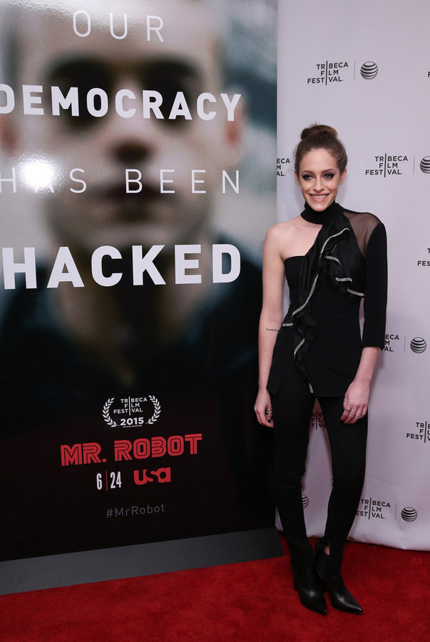 MR. ROBOT -- "Tribeca Film Festival Premiere of ?MR. ROBOT? in New York, NY on Sunday, April 26, 2015 " -- Pictured: Carly Chaikin "Mr. Robot" -- (Photo by: Neilson Barnard/USA Network)