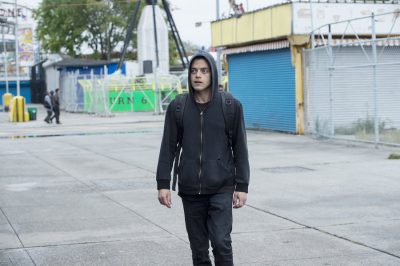 MR. ROBOT -- "hellofriend.mov" Episode 101 -- Pictured: Rami Malek as Elliot -- (Photo by: David Giesbrecht/USA Network)