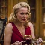 HANNIBAL -- "Antipasto" Episode 301 -- Pictured: Gillian Anderson as Dr. Bedelia Du Maurier -- (Photo by: Brooke Palmer/NBC)