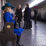 HANNIBAL -- "Antipasto" Episode 301 -- Pictured: Gillian Anderson as Dr. Bedelia Du Maurier -- (Photo by: Brooke Palmer/NBC)
