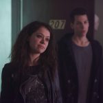 Orphan Black, Season 3, Episode 10, Sarah (Tatiana Maslany) and Felix (Jordan Gavaris). Photo Credit: Steve Wilkie for BBC AMERICA