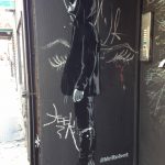 #MrRobot Street Art located at 154 East 2nd Street, NYC