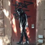 #MrRobot Street Art located at 15 Morton Street, NYC