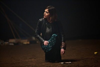 Doctor Who: Season 9, Episode 1 "The Magician's Apprentice". Photo : Copyright © Simon Ridgway, 2015 / +44 (0)7973 442527 / www.simonridgway.com / pictures@simonridgway.com / 18.02.15 : Doctor Who Series 9 Block 2. Photo Credit: Simon Ridgway, © BBC WORLDWIDE LIMITED. Image includes: Jenna Coleman as Clara Oswald.