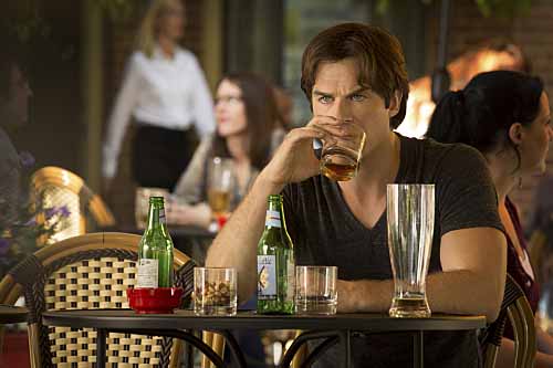 The Vampire Diaries -- "Day One of Twenty-Two Thousand, Give or Take" -- Image Number: VD701a_0269.jpg -- Pictured: Ian Somerhalder as Damon -- Photo: Bob Mahoney/The CW -- Ã?Â© 2015 The CW Network, LLC. All rights reserved.