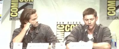 Supernatural SDCC 2015 Panel; Jared Padalecki and Jensen Ackles; Photo Credit: We So Nerdy