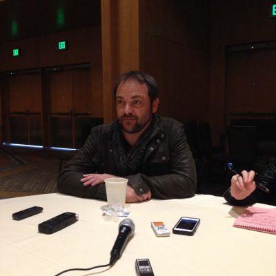Supernatural Cast Interview at SDCC 2015 with Mark Sheppard; Photo Credit: We So Nerdy