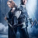 The Huntsman Winter's War Poster; Chris Hemsworth as The Huntsman and Jessica Chastain as Sara The Warrior. Courtesy of Universal Pictures.