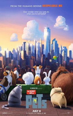 Theatrical Poster #1 from Illumination Entertainment and Universal Pictures animated film "The Secret Life of Pets". Photo Credit: Universal Pictures