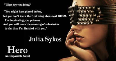 COVER REVEAL: 'Hero' by Julia Sykes