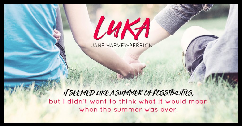CHAPTER REVEAL: 'Luka' by Jane Harvey-Berrick