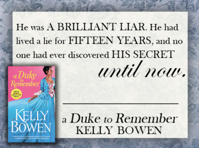RELEASE DAY BLITZ: 'A Duke to Remember' by Kelly Bowen