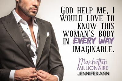 SPOTLIGHT: 'Manhattan Millionaire' by Jennifer Ann