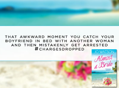 SPOTLIGHT/GIVEAWAY: 'Almost a Bride' by Jo Watson