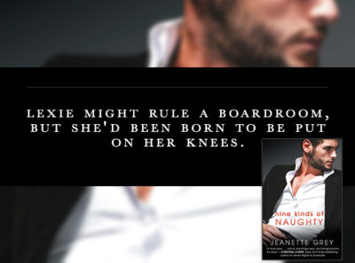 SPOTLIGHT: 'Nine Kinds of Naughty' by Jeanette Grey